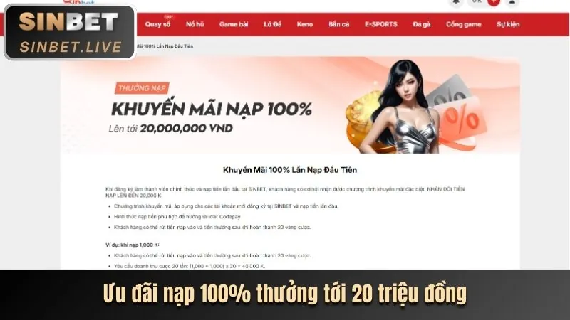 Các Loại Ưu Đãi Win456